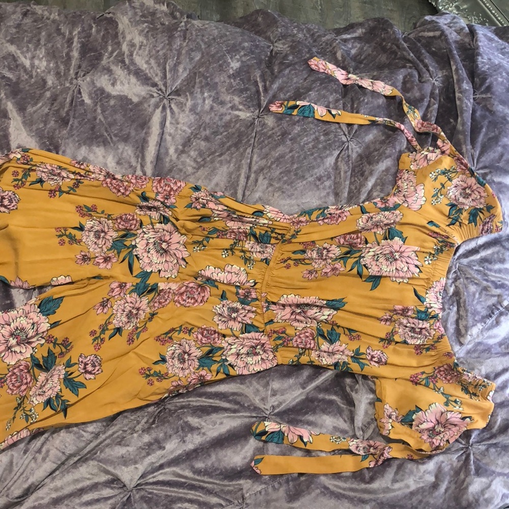 Floral print jumpsuit